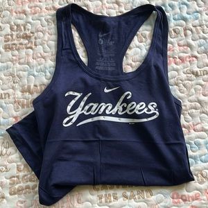 Nike Yankees Tank with rhinestones